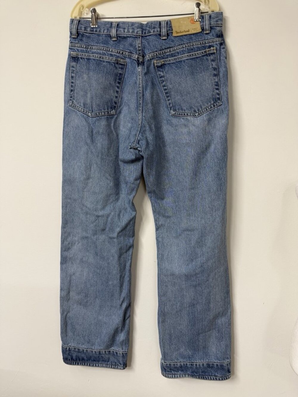 Vtg 90s Timberland Jeans Men’s 32x31 (tag 34) Straight Blue Denim Loose Baggy - Picture 10 of 10